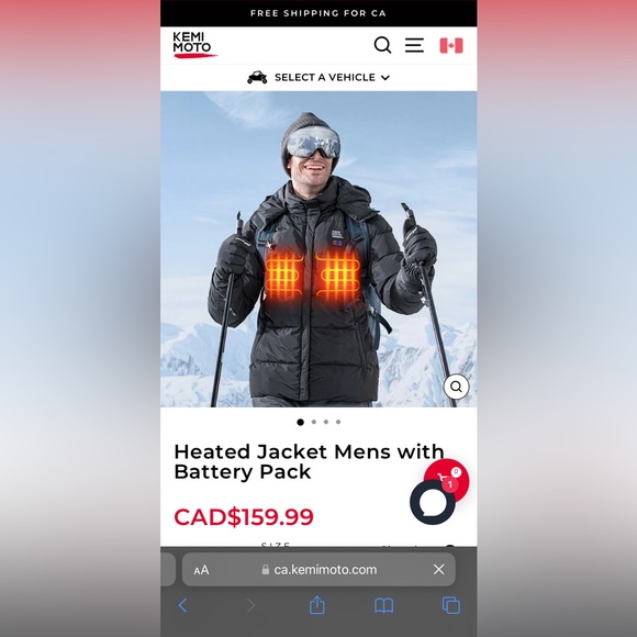 HEATED COAT - Picture 4 of 6